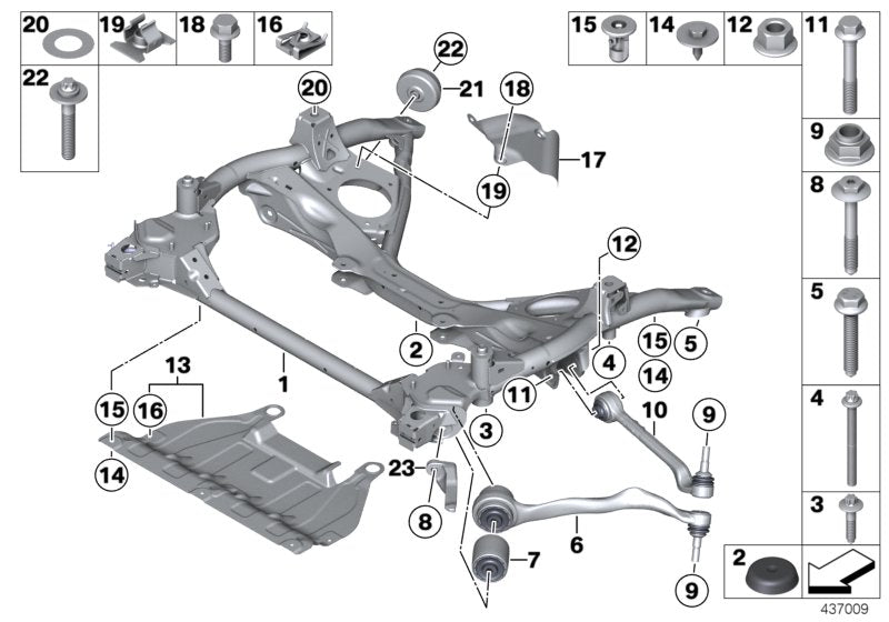 Genuine BMW 31108417014 Tension Strut, Front Axle Right ZB M235IR (Inc. M235i Racing) | ML Performance UK UK Car Parts