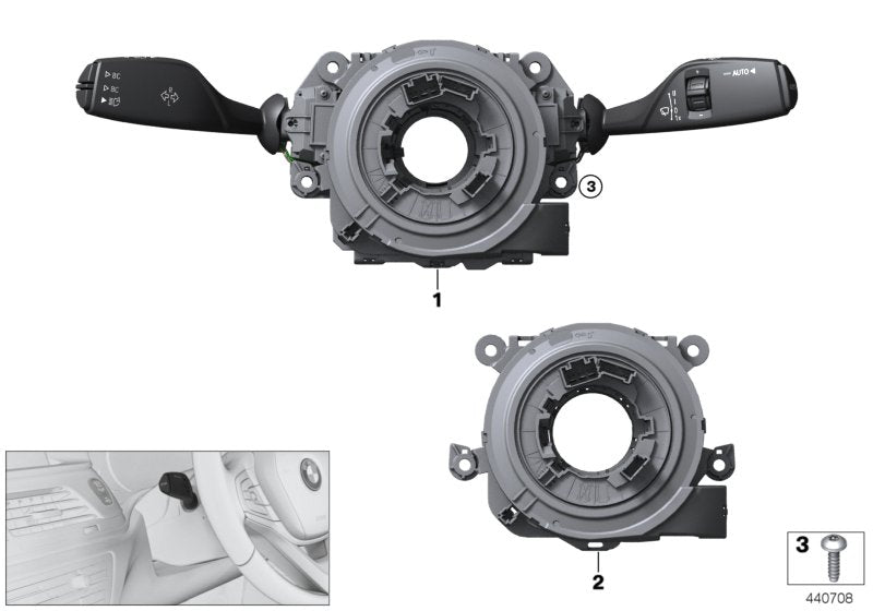 Genuine BMW 61319437972 G32 G30 G02 Switch Unit Steering Column (Inc. M550iX, 750Li & 530dX) | ML Performance UK UK Car Parts