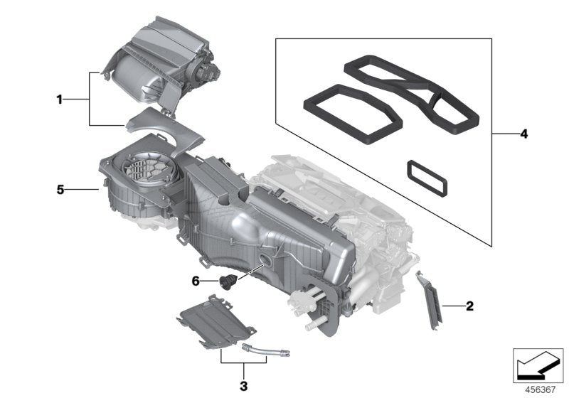 Genuine BMW 64117944538 G07 G05 G06 Blower Housing (Inc. X7 M50iX & X5) | ML Performance UK UK Car Parts