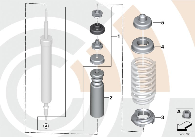 Genuine BMW 33522409705 E84 Repair Kit For Support Bearing VALUE LINE (Inc. X1) | ML Performance UK UK Car Parts