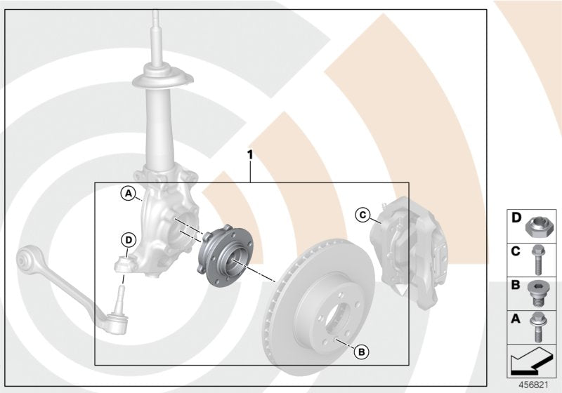 Genuine BMW 31222409786 E84 Repair Kit, Wheel Bearing, Front VALUE LINE (Inc. X1) | ML Performance UK UK Car Parts