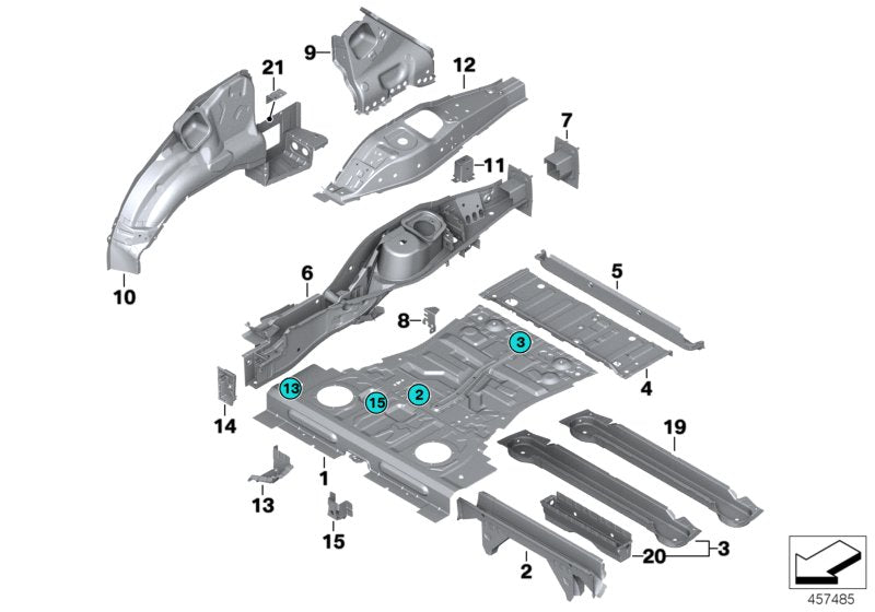 Genuine BMW 41117185745 E72 E70 Left Edc Cable Bracket (Inc. X5 25d, Hybrid X6 & X6 50iX) | ML Performance UK UK Car Parts