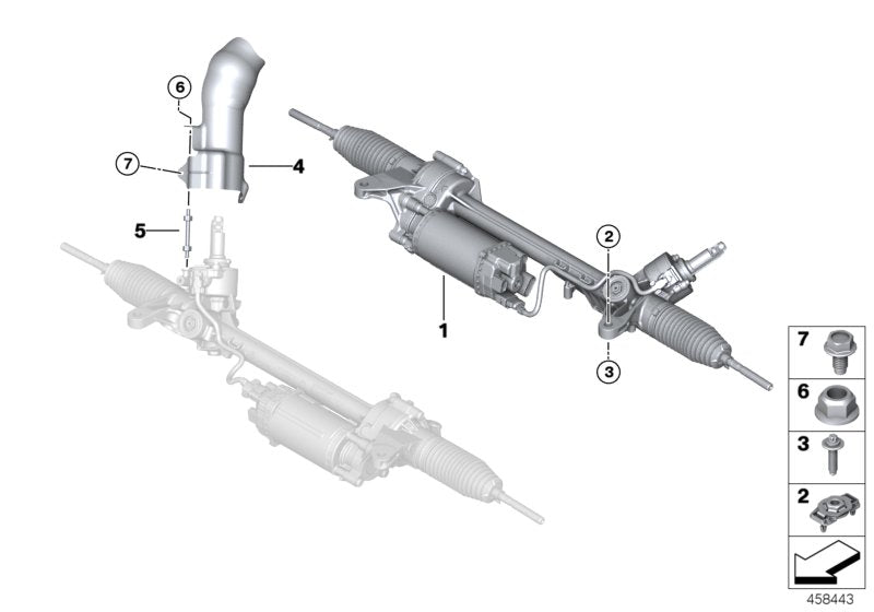 Genuine BMW 32106896838 G32 G31 Steering Gear, Electric (Inc. 750dX, 740dX & 740iX) | ML Performance UK UK Car Parts