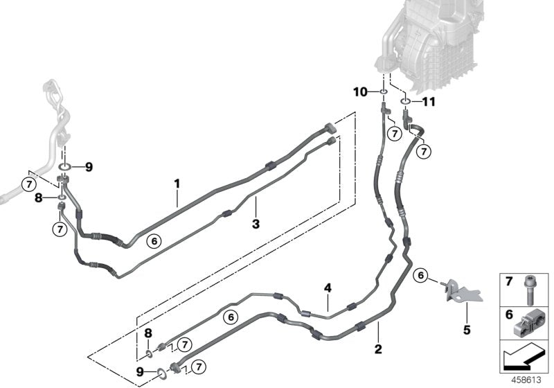 Genuine BMW 64539348994 Intermediate Holder (Inc. 750i, 730LdX & M760LiX) | ML Performance UK UK Car Parts