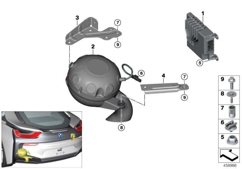 Genuine BMW 65128708172 I15 I12 Control Unit With Active Sound Design (Inc. i8) | ML Performance UK UK Car Parts