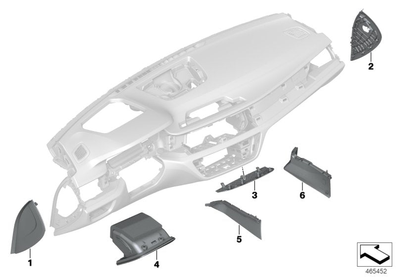 Genuine BMW 51457991059 G11 Fold-Out Bin, Driver Side, Leather FIONAROT (Inc. 740e, 750LiX 4.0 & 730Li) | ML Performance UK UK Car Parts