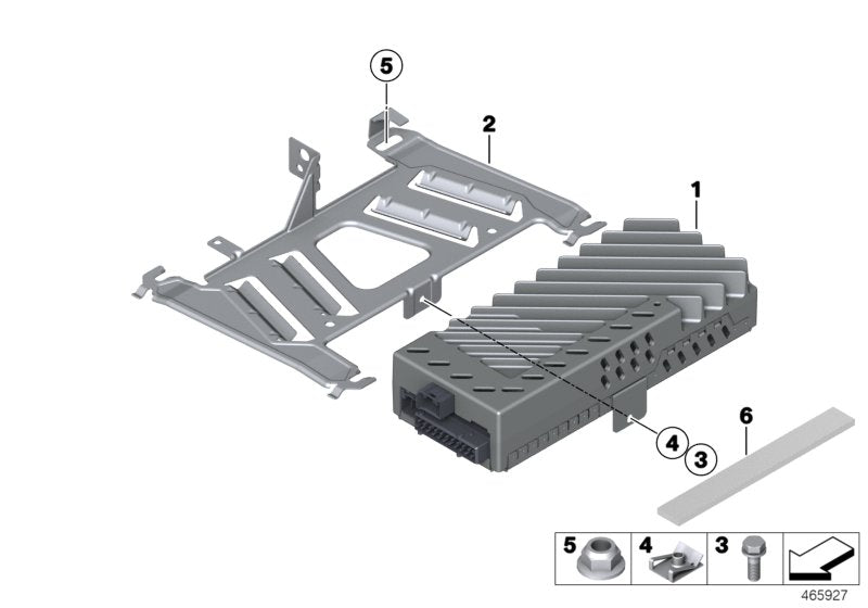 Genuine BMW 65122622761 F39 Amplifier Hifi System (Inc. X2) | ML Performance UK UK Car Parts