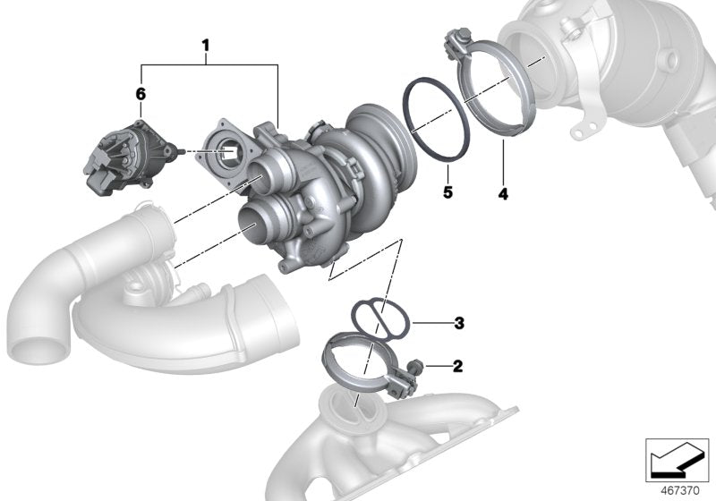 Genuine BMW 11658070601 F91 F92 F90 Exch. Turbo Charger ZYL. 5-8 (Inc. M5 & M8) | ML Performance UK UK Car Parts