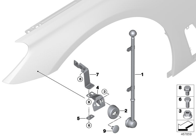 Genuine BMW 72609466712 G11 Holder, Banner, Right (Inc. 740iX, 750iX & 750LdX) | ML Performance UK UK Car Parts