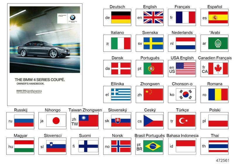 Genuine BMW 01402973882 Owner's Manual For FRCA (Inc. 428iX, 440i & 430i) | ML Performance UK UK Car Parts