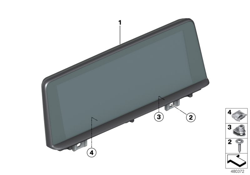 Genuine BMW 65506837127 F22 F83 Central Information Display 6,5" (Inc. 318i, 320iX & M2 Competition) | ML Performance UK UK Car Parts