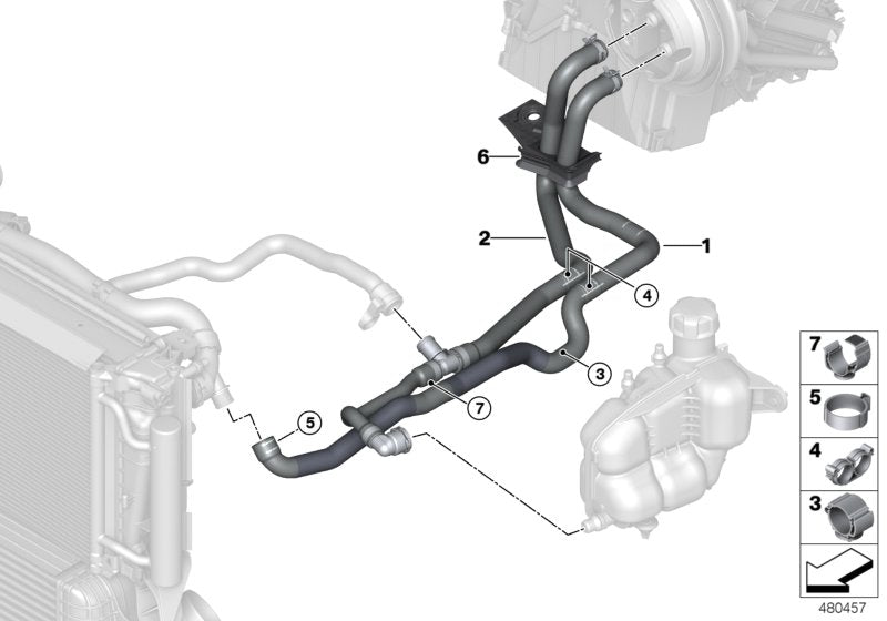 Genuine BMW 13417831793 E85 E61 Hose Clamp (Inc. Cooper, 214d & Z3 M) | ML Performance UK UK Car Parts