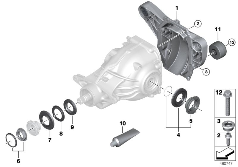 Genuine BMW 33118677758 G15 G16 G30 Cover, Rear 225ALS (Inc. 840dX, 840iX & M850iX) | ML Performance UK UK Car Parts