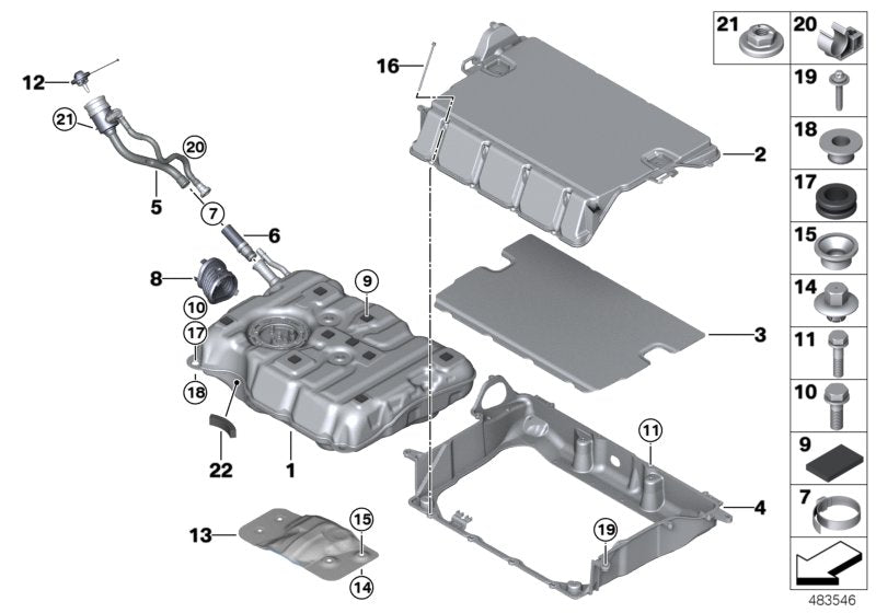 Genuine BMW 16117388297 G30 G11 Grommet (Inc. 745LeX, 530eX & 740Le) | ML Performance UK UK Car Parts