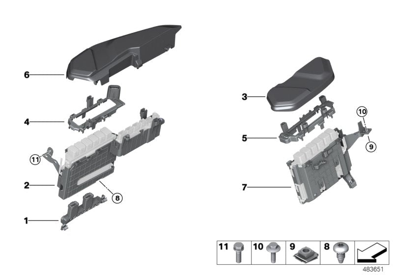 Genuine BMW 12907856807 F93 F92 F91 Control Unit Support MASTER (Inc. M5 & M8) | ML Performance UK UK Car Parts