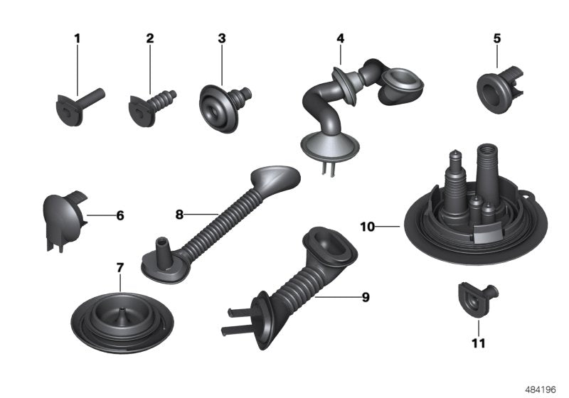 Genuine BMW 61131714077 E46 Grommet (Inc. 328Ci, 325xi & 325i) | ML Performance UK UK Car Parts