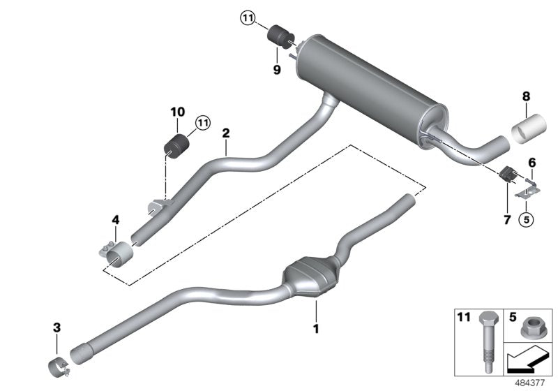 Genuine BMW 18307639889 F25 F26 F20 Vibration Absorber 24 HZ (Inc. 114d, 116d & X3 28iX) | ML Performance UK UK Car Parts