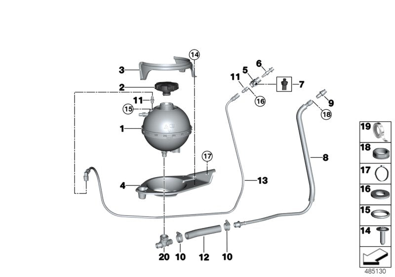 Genuine BMW 17108420303 T-Connector PRESSURE ADJUST (Inc. M6 GT3) | ML Performance UK UK Car Parts