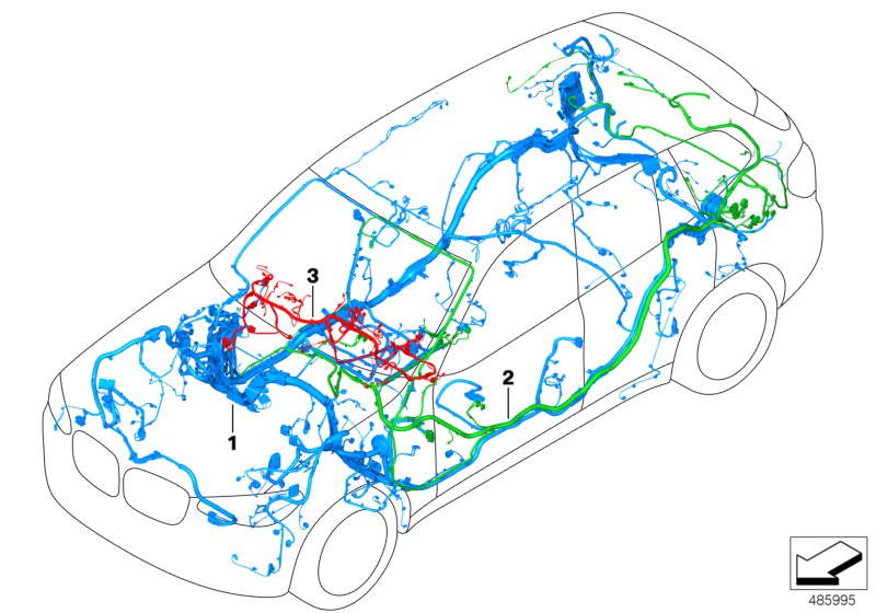 Genuine BMW 61112457973 Wiring Harness, I-Panel, Duplicate (Inc. X3) | ML Performance UK UK Car Parts