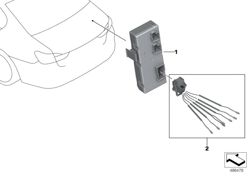 Genuine BMW 61357498768 G32 Control Unit For Decklid Function Module (Inc. 640iX, 630d & 640dX) | ML Performance UK UK Car Parts