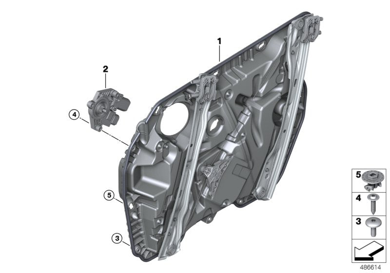 Genuine BMW 51337457249 G02 G01 Drive For Window Lifter, Front (Inc. X3 20dX & X4) | ML Performance UK UK Car Parts