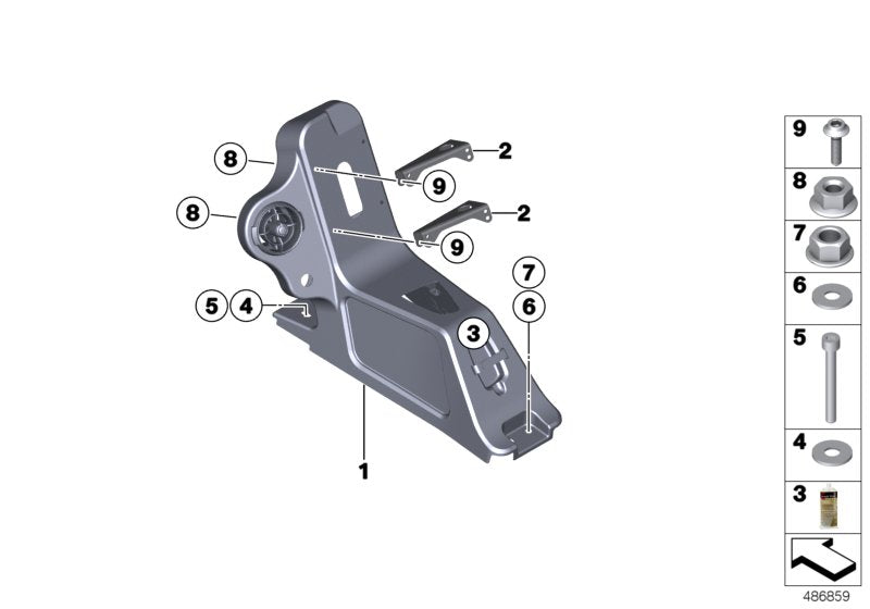 Genuine BMW 61318429359 Center Console In Carbon (Inc. M4 GT4) | ML Performance UK UK Car Parts