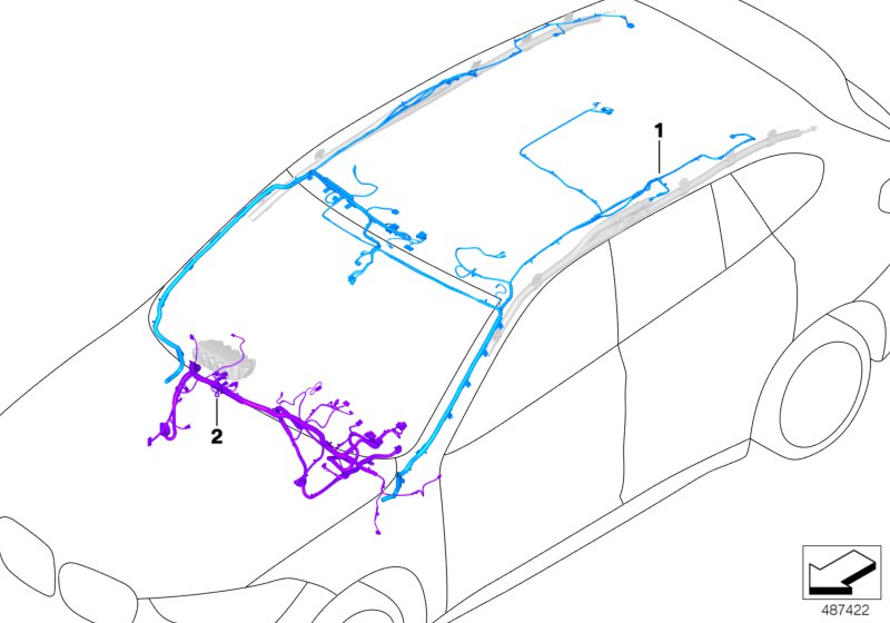 Genuine BMW 61129366591 F39 Repair Wiring For Airbag System (Inc. X2) | ML Performance UK UK Car Parts