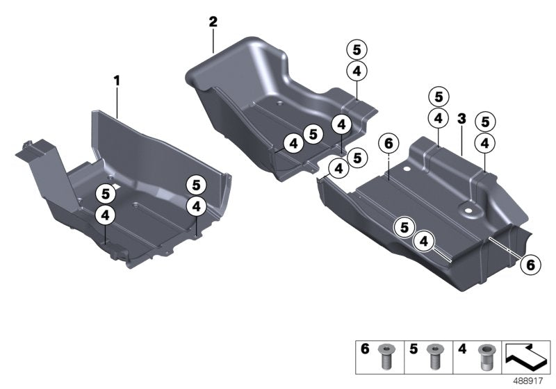 Genuine BMW 51408416582 Passenger's Footwell Trim Panel VO RE/FRONT RH (Inc. M235i Racing)