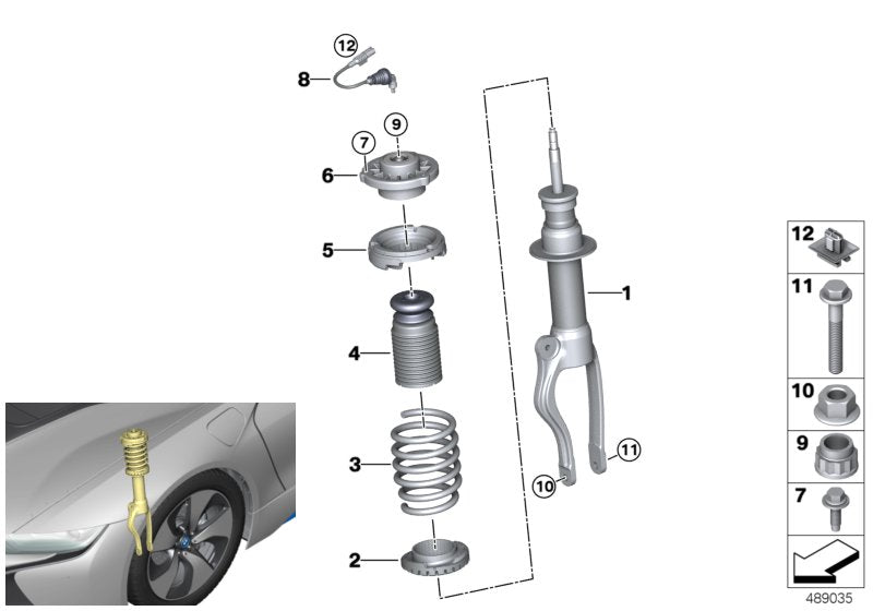 Genuine BMW 31316886165 I12 I15 Guide Support (Inc. i8) | ML Performance UK UK Car Parts