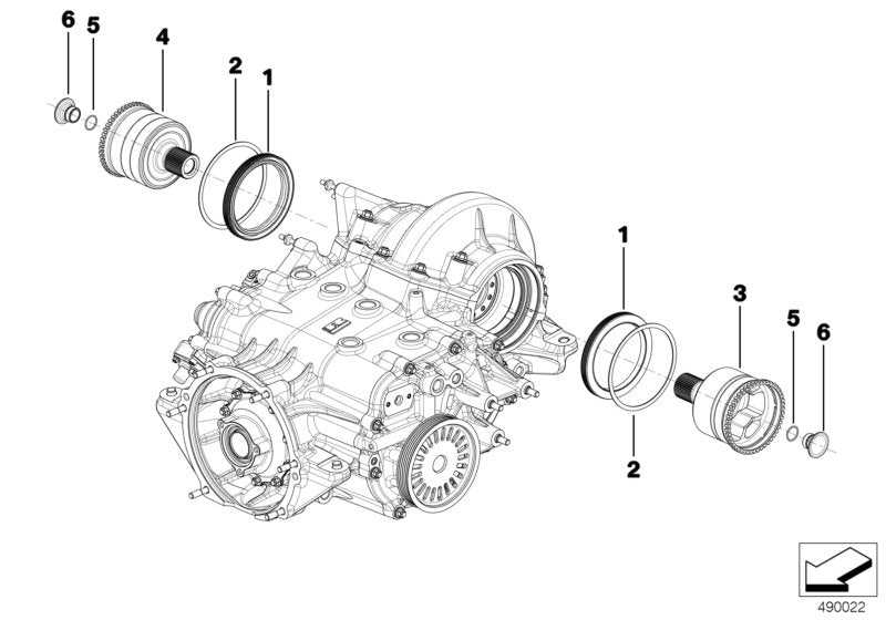 Genuine BMW 23008423719 Output Flange RECHTS/RH (Inc. M6 GT3) | ML Performance UK UK Car Parts