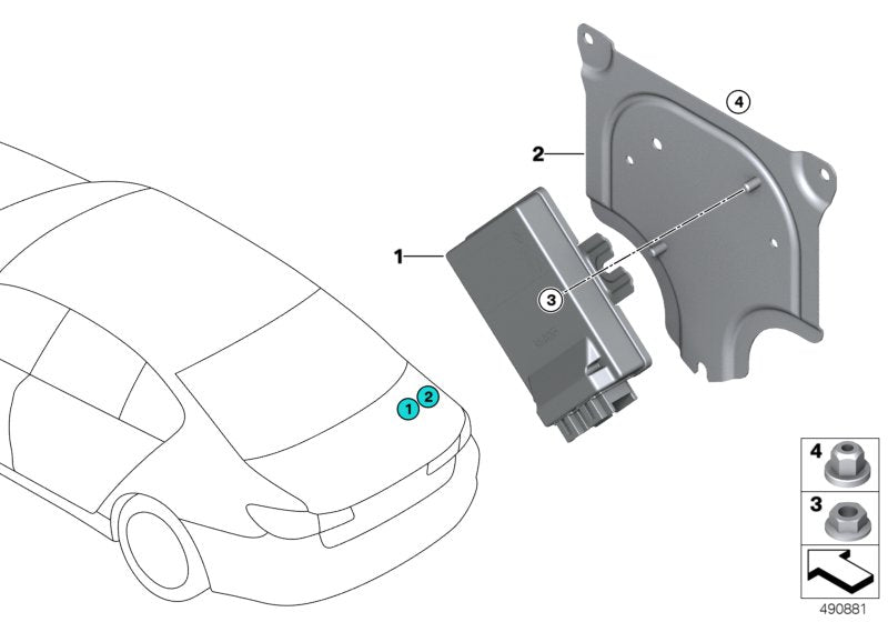 Genuine BMW 33609468968 G05 F90 G01 Control Unit (Inc. X7 30dX, X3 M40iX & 330d) | ML Performance UK UK Car Parts