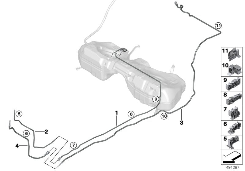 Genuine BMW 16117449032 G20 G21 Scavenge Air Line (Inc. 330i, M340iX & 320i 1.6) | ML Performance UK UK Car Parts