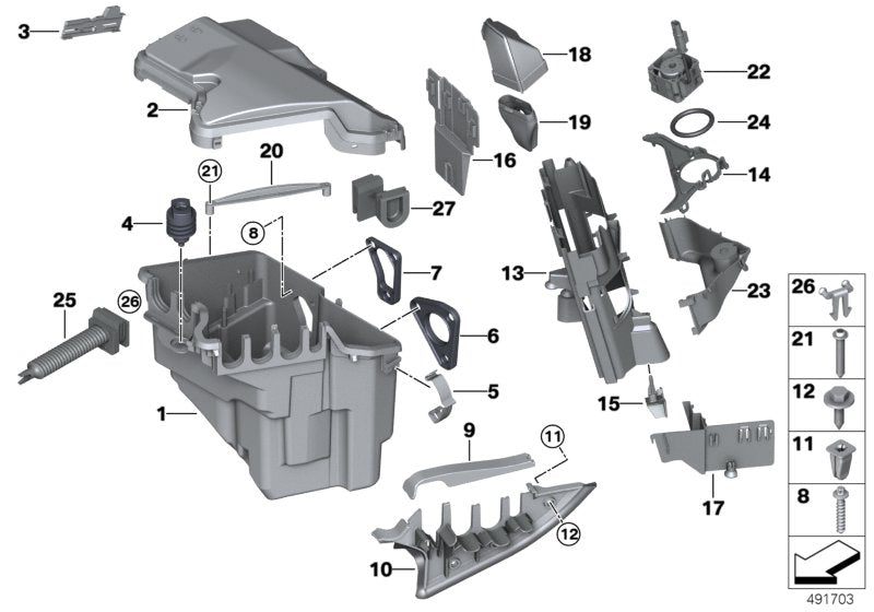 Genuine BMW 12907555140 E71 E72 E70 Instrument Carrier (Inc. X6 50iX, Hybrid X6 & X5 M) | ML Performance UK UK Car Parts