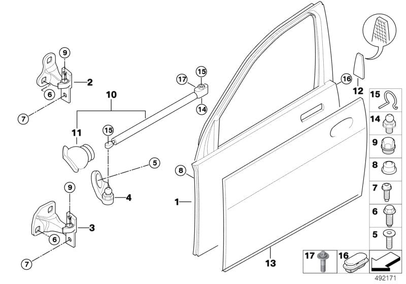 Genuine BMW 63316910760 E70 E67 Reflector (Inc. X5) | ML Performance UK UK Car Parts