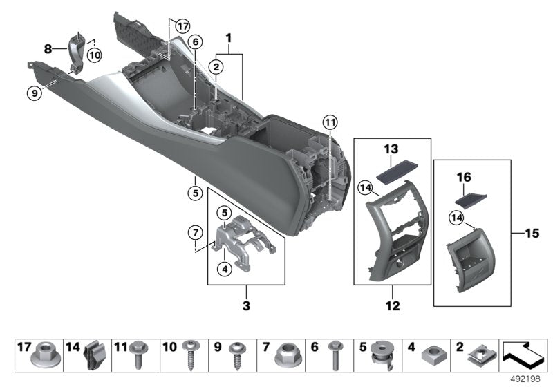 Genuine BMW 51169390184 G02 G01 Adjustment Element (Inc. X3 20dX, Z4 30i & X4 20iX) | ML Performance UK UK Car Parts