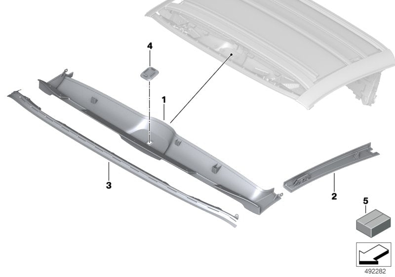 Genuine BMW 54349498365 I15 Frame Rail For Front Brace (Inc. i8) | ML Performance UK UK Car Parts