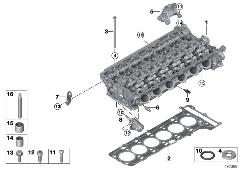 Genuine BMW 11127934584 G15 G29 G02 Cylinder Head Gasket 1,11mm (+0,3) (Inc. X5 40iX, 640i & M340iX) | ML Performance UK UK Car Parts