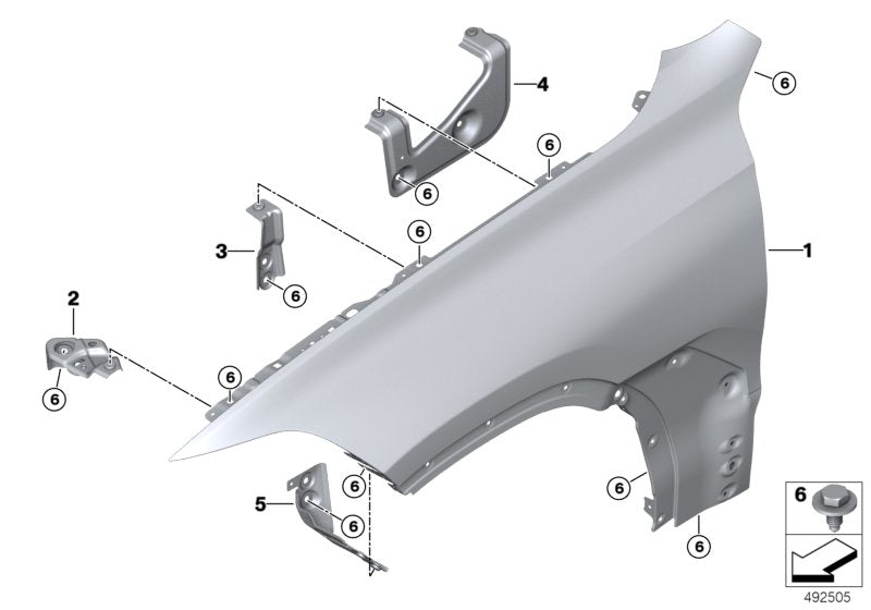 Genuine BMW 41007497298 G07 Cross Brace, Side Panel, Right (Inc. X7) | ML Performance UK UK Car Parts