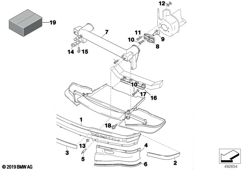 Genuine BMW 51112485944 Holder (Inc. E36 320i) | ML Performance UK UK Car Parts