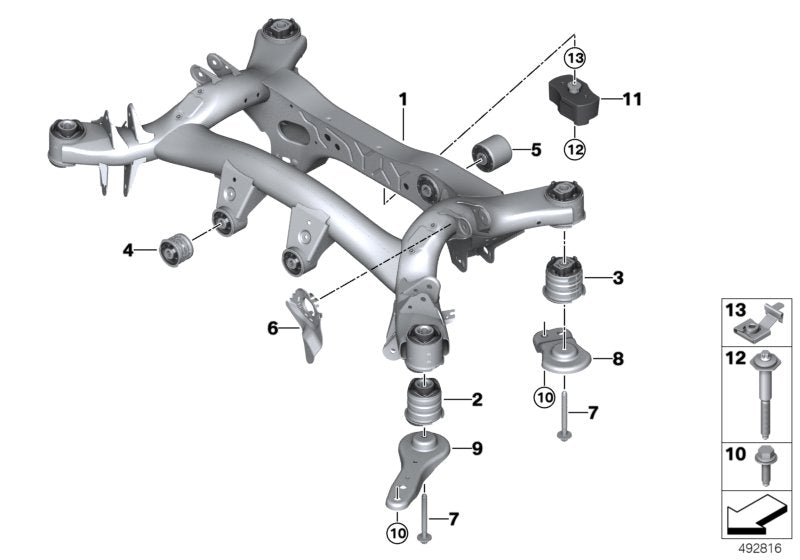 Genuine BMW 33306881819 G29 Radius Rod, Front Left (Inc. Z4 M40i, Z4 30i & Z4 20i) | ML Performance UK UK Car Parts