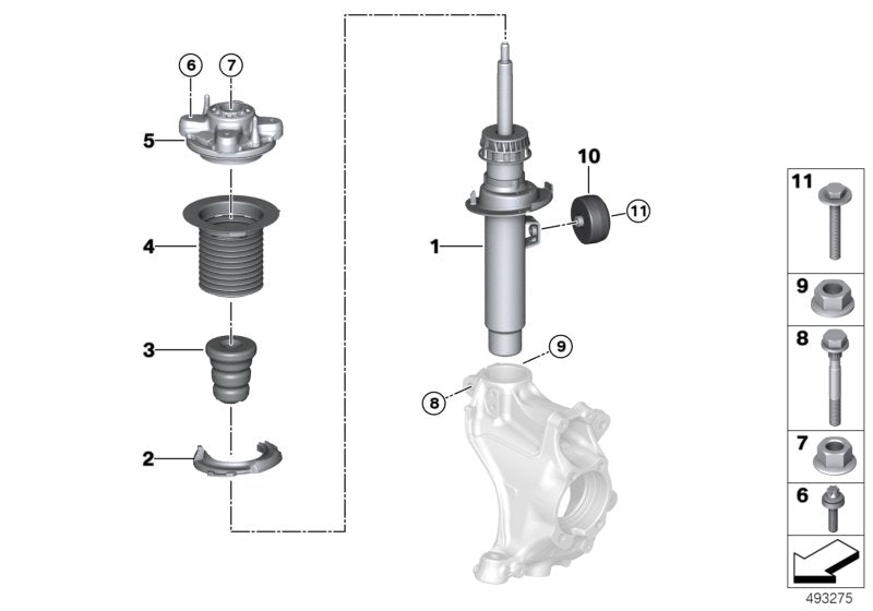 Genuine BMW 31336875403 G29 Piston Rod Protection Top (Inc. Z4 M40i, Z4 30i & Z4 20i) | ML Performance UK UK Car Parts