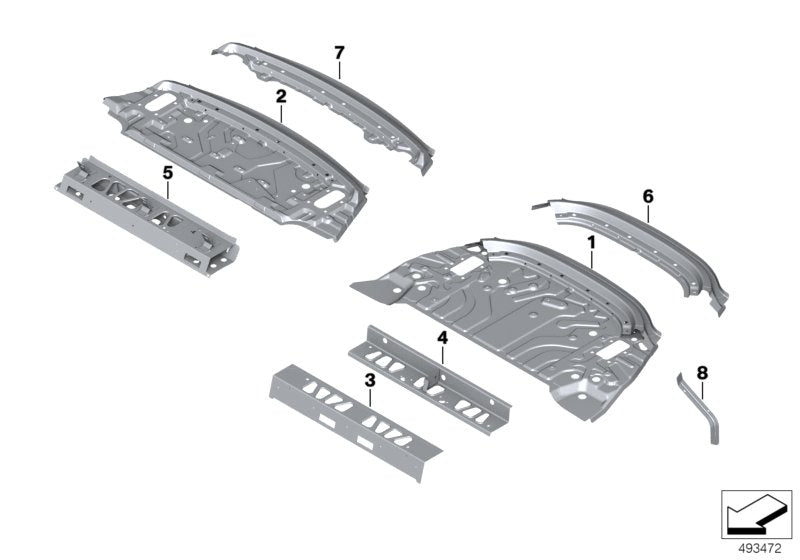 Genuine BMW 41007496152 F92 G15 Brace, Bulkhead, Right (Inc. 840dX, 840i & 840iX) | ML Performance UK UK Car Parts