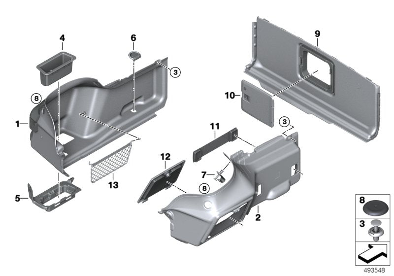 Genuine BMW 51477470174 G29 Trunk Partition Trim Panel (Inc. Z4 M40i, Z4 30i & Z4 20i) | ML Performance UK UK Car Parts