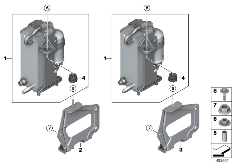 Genuine BMW 64509109858 G11 G31 Condenser Air Conditioning With Drier (Inc. 740e, 740Le & 640i) | ML Performance UK UK Car Parts