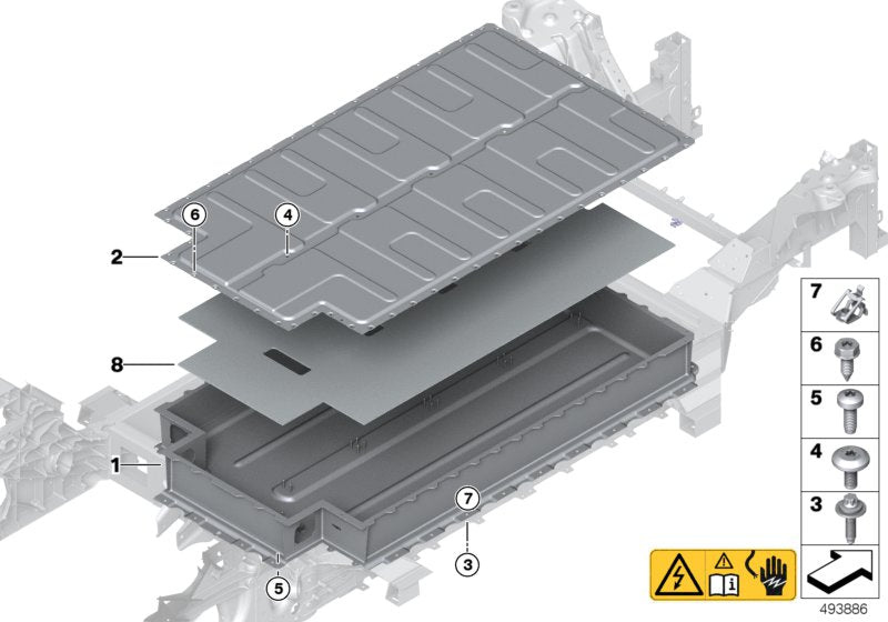 Genuine BMW 61278647909 Housing For High-Voltage Battery (Inc. i3 94Ah Rex, i3 94Ah & i3s 94Ah) | ML Performance UK UK Car Parts