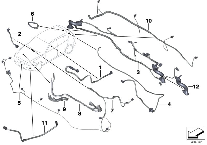 Genuine BMW 61119251702 F83 Connecting Wire Champ/Mask-Cid (Inc. M4 GTS, 320dX & 330e) | ML Performance UK UK Car Parts