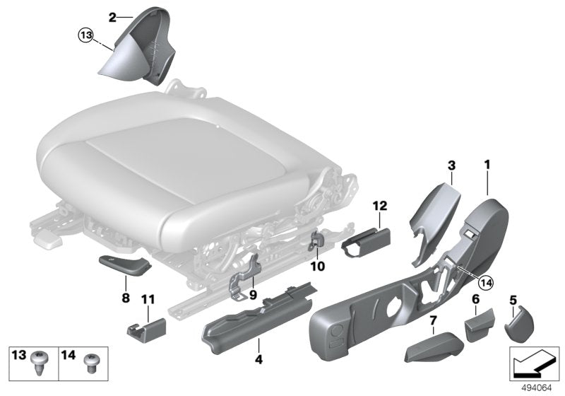 Genuine BMW 52107492934 G21 G02 G01 Finisher, Upper Rail, Exterior, Right SCHWARZ (Inc. 330d, X4 M40iX & 320i 1.6) | ML Performance UK UK Car Parts