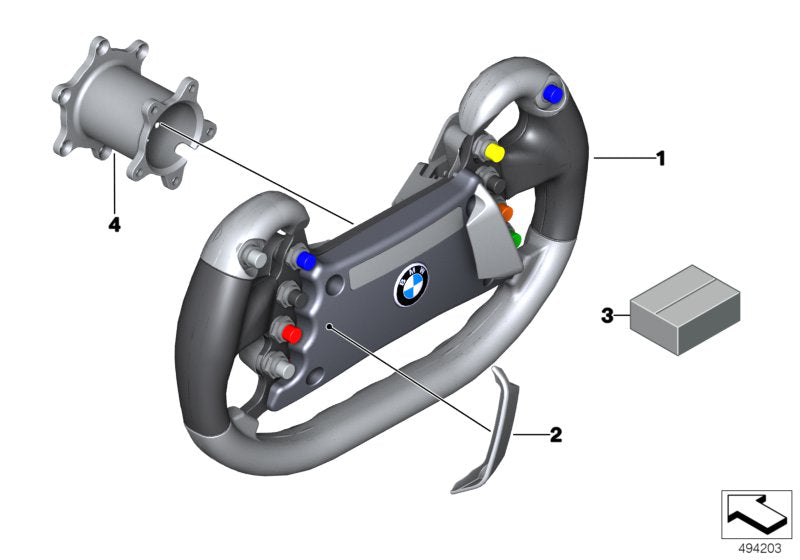 Genuine BMW 32338428286 Covering Right F. ILLUMINATION (Inc. M6 GT3) | ML Performance UK UK Car Parts