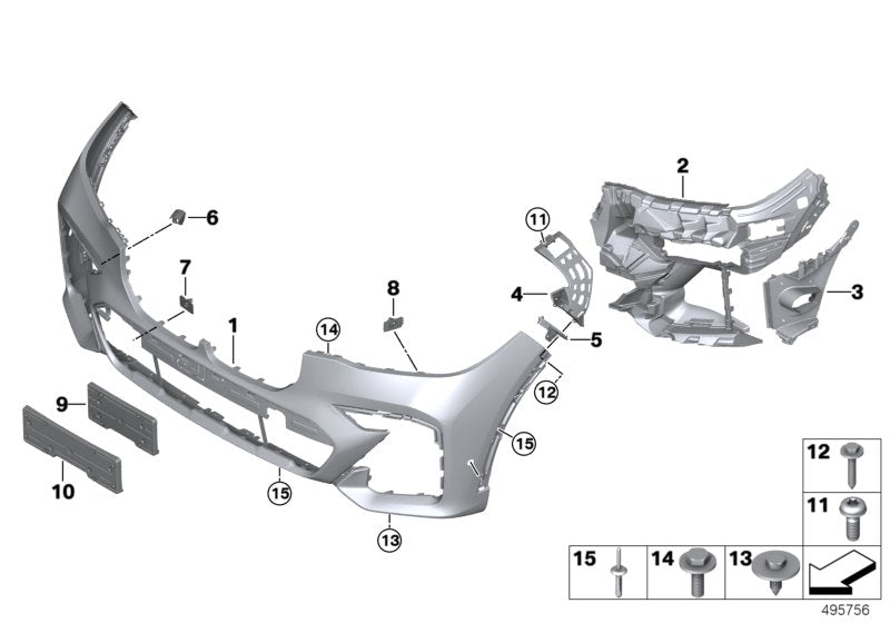 Genuine BMW 51118069896 G07 Bracket Pdc Interior, Right (Inc. X7) | ML Performance UK UK Car Parts