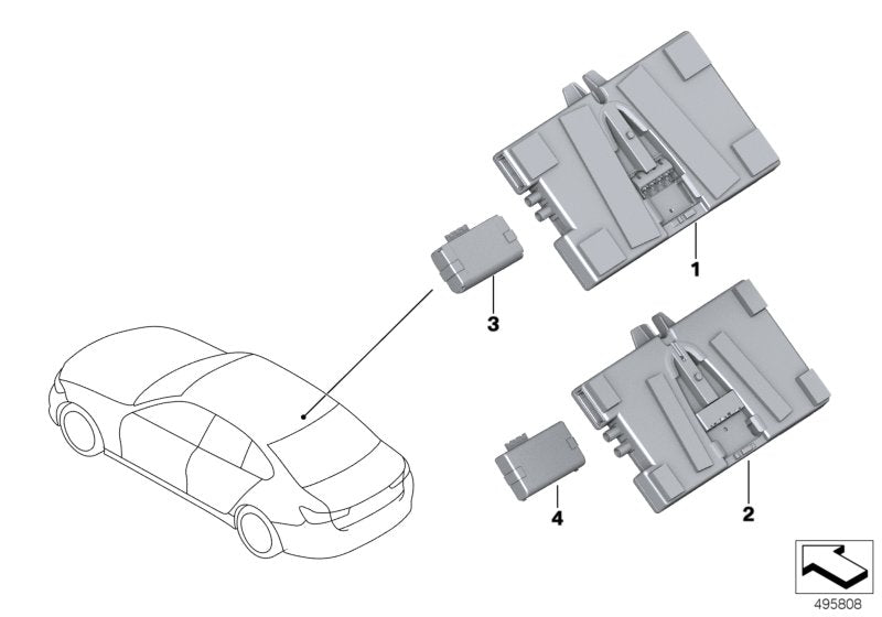 Genuine BMW 84106836756 G21 F26 RR4 Telematics Control Unit ATM ECE 4G WLAN (Inc. 118d, X6 35iX & X4 20iX) | ML Performance UK UK Car Parts